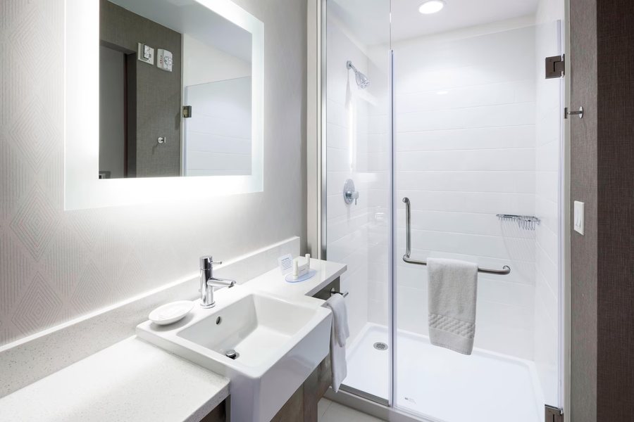 SpringHill Suites by Marriott St Petersburg Clearwater — Bathroom
