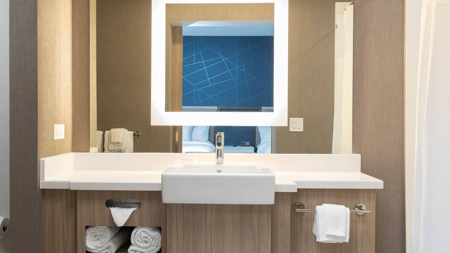 SpringHill Suites Cape Canaveral Cocoa Beach — Bathroom