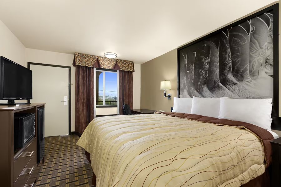 Super 8 by Wyndham Burleson Fort Worth Area — Guest room