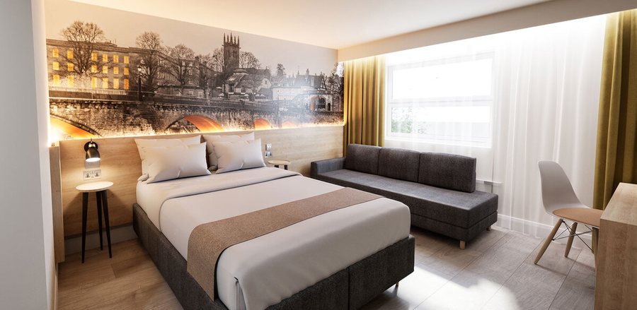 Super 8 by Wyndham Manchester Airport — Guest room