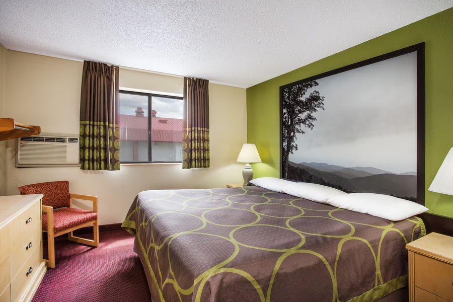 Super 8 by Wyndham Salem VA — Guest room