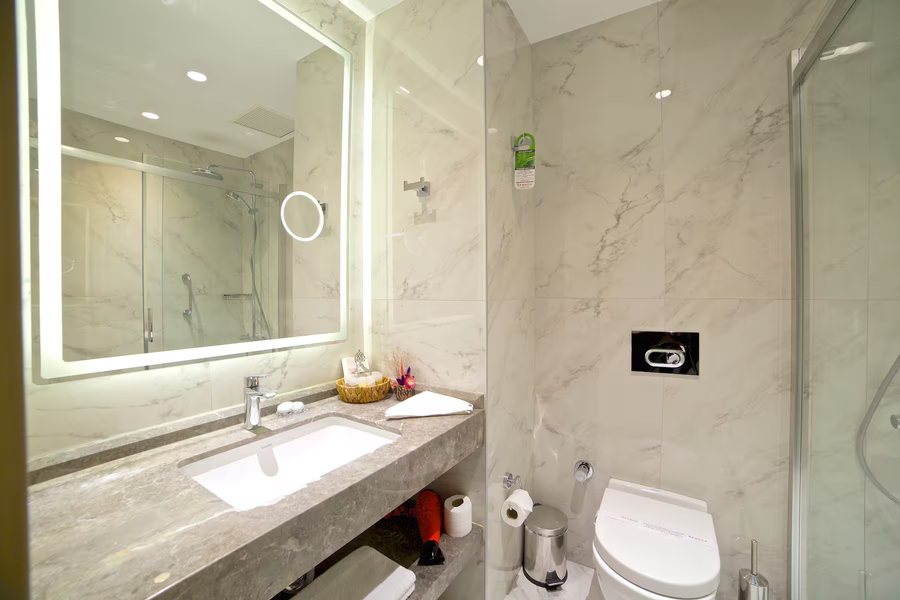 Taksim Cihangir Fidan Residence Hotel Istanbul — Bathroom