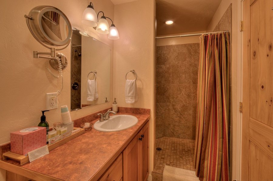 Talking Mountain Yurts — Bathroom