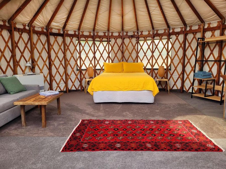 Talking Mountain Yurts — Guest room