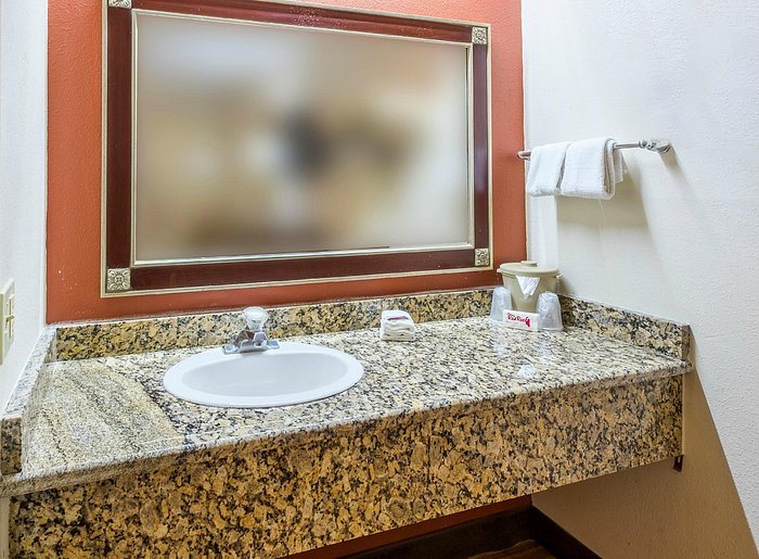Tampa Inn Near Busch Gardens — Bathroom