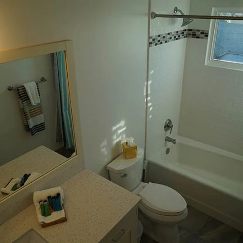The Beach Cottages — Bathroom