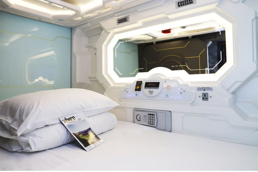 The Capsule Hotel — Guest room