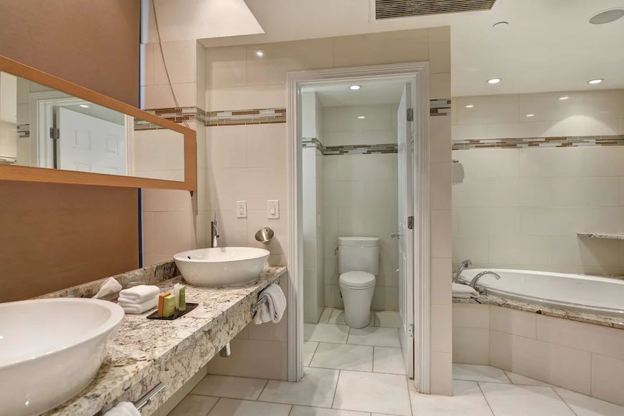 The Cincinnatian Hotel Curio Collection by Hilton — Bathroom
