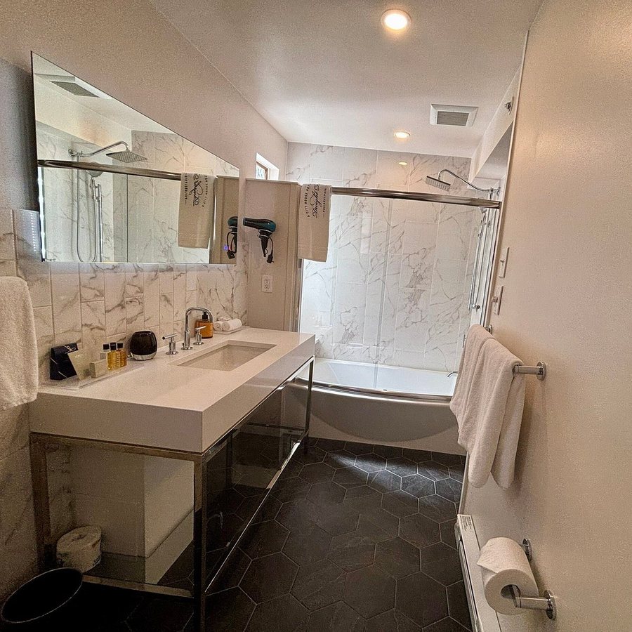 The Dwight D Hotel — Bathroom