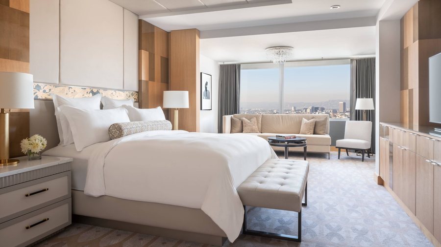 The Ritz Carlton Los Angeles Los Angeles California — Guest room