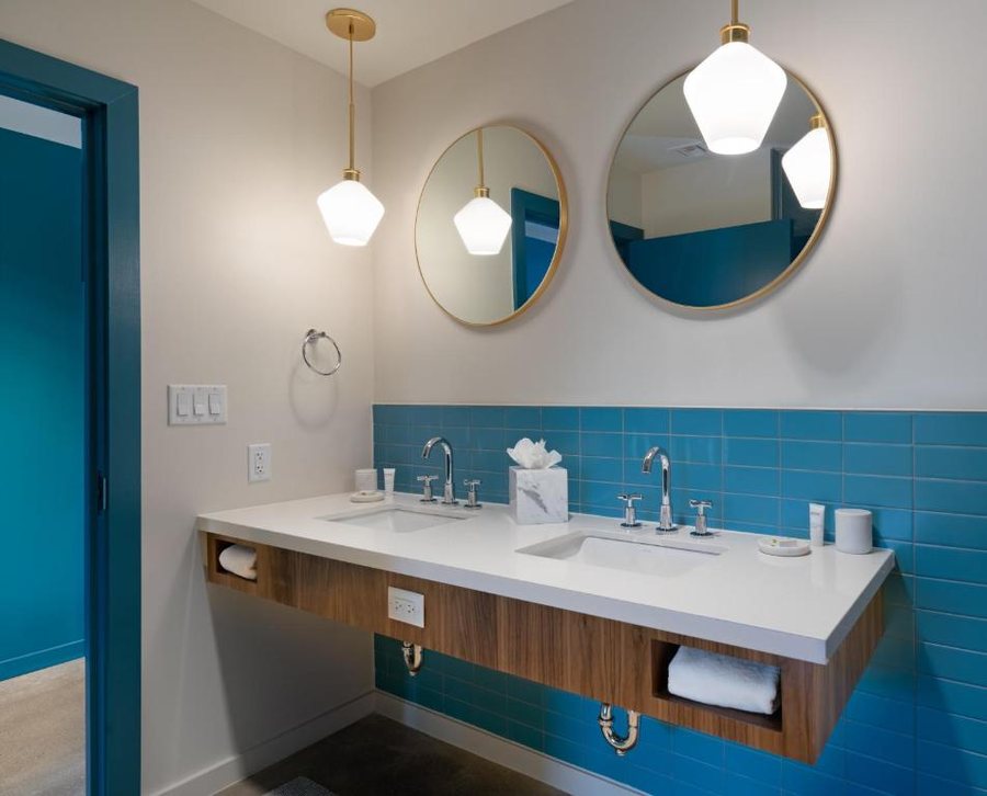 The Ruby Hotel Bar — Bathroom