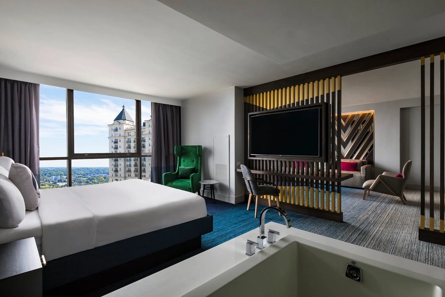 The Starling Atlanta Midtown Curio Collection by Hilton Atlanta Georgia — Guest room