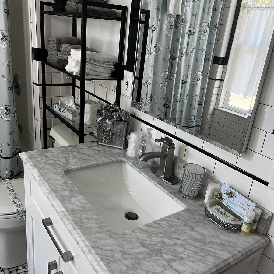 The Wanderlust Hotel — Bathroom