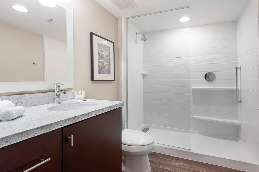 TownePlace Suites Austin North Lakeline — Bathroom