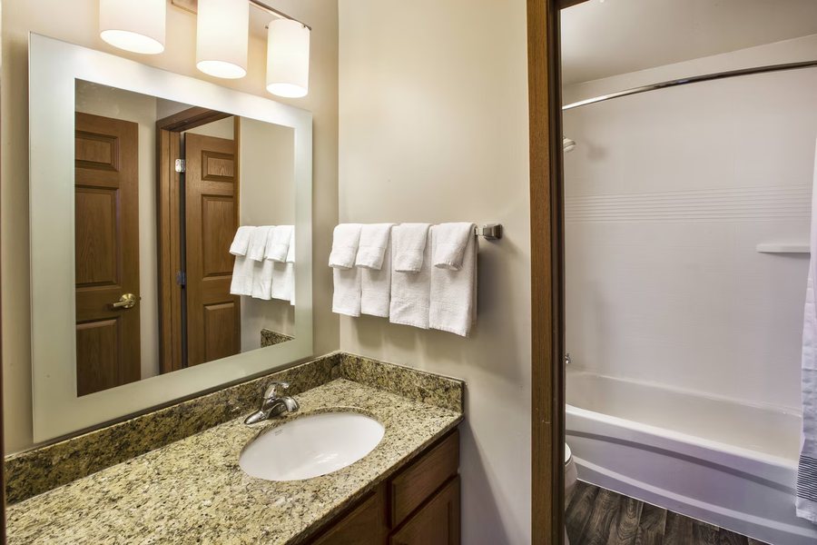TownePlace Suites by Marriott Detroit Livonia — Bathroom