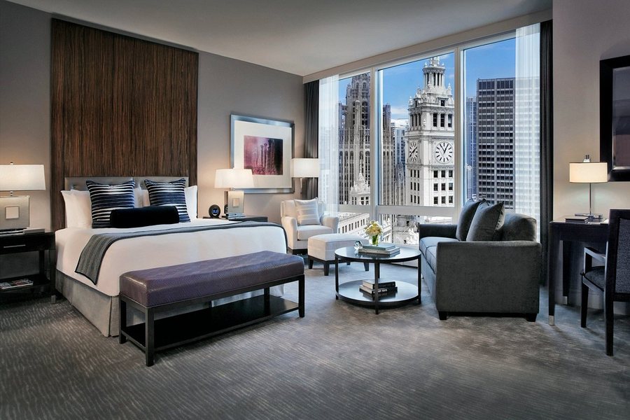 Trump International Hotel Tower Chicago Chicago Illinois — Guest room