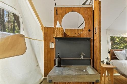 Under Canvas Glacier — Bathroom