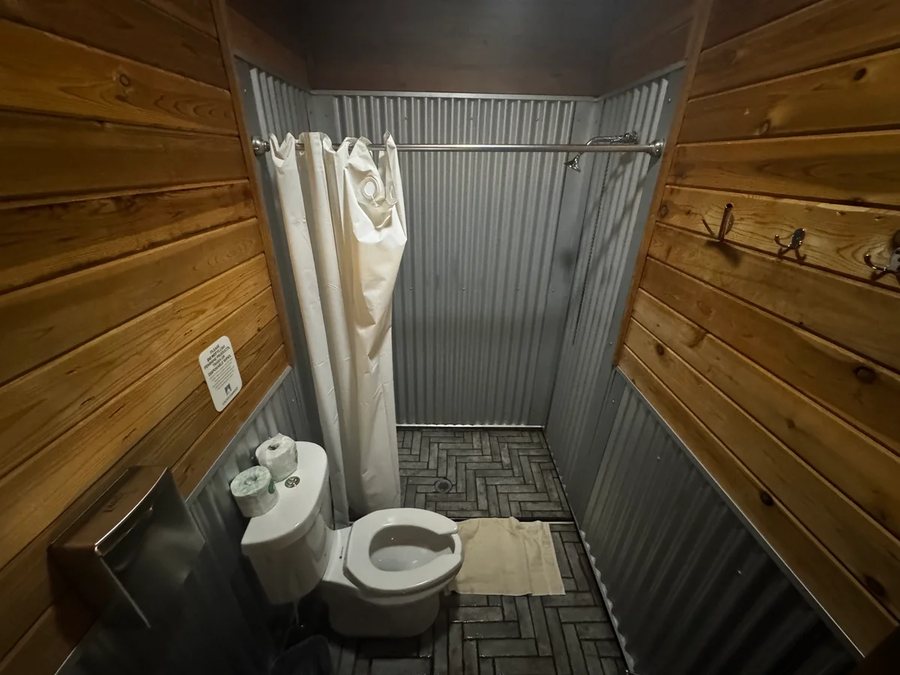Under Canvas Moab — Bathroom