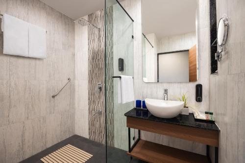 Unity Sunrise Resort Near Statue of Unity Kevadia — Bathroom