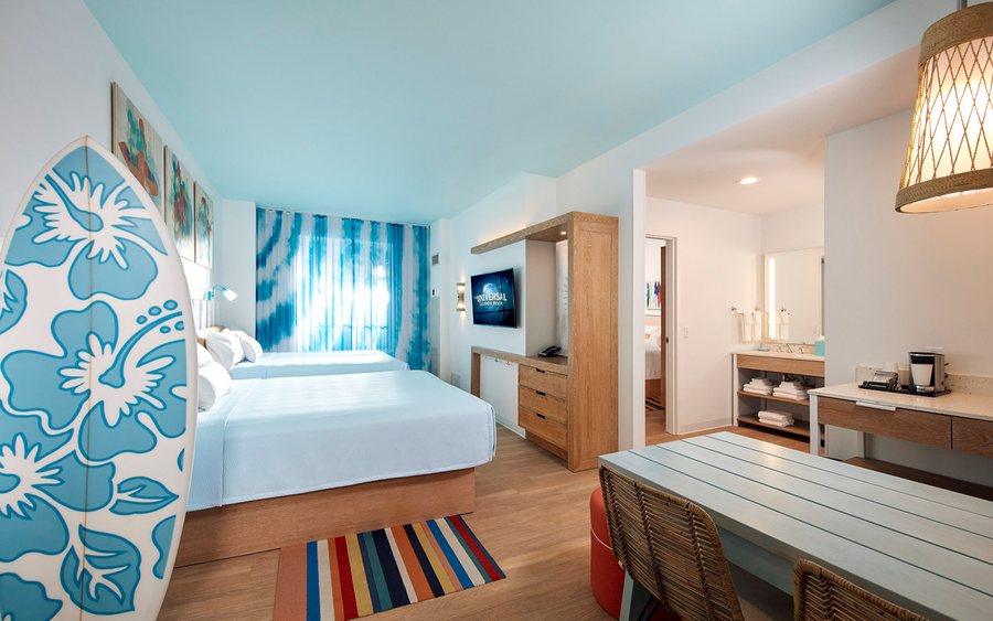 Universal Endless Summer Resort Surfside Inn And Suites Orlando Florida — Guest room