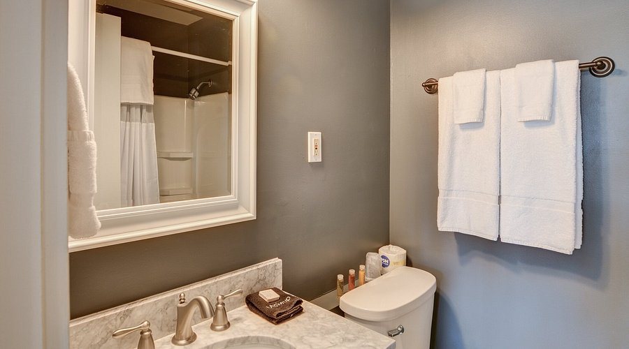 Vista Court Cabins Lodge — Bathroom