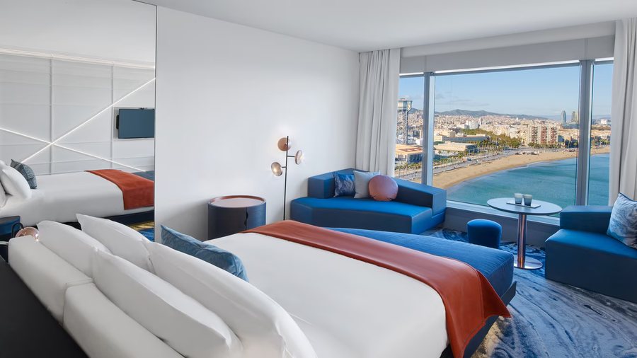 W Barcelona Barcelona Catalonia — Guest room
