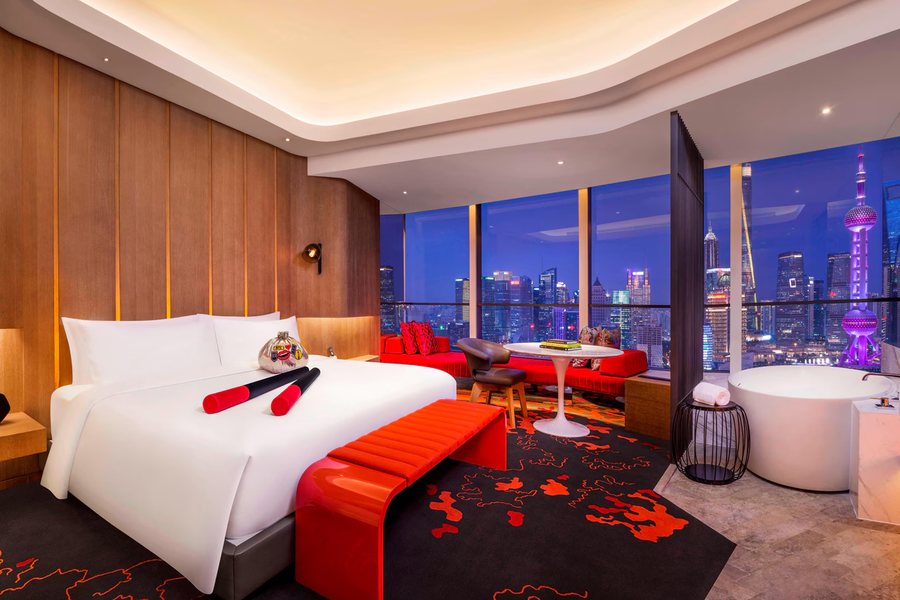 W Shanghai The Bund — Guest room