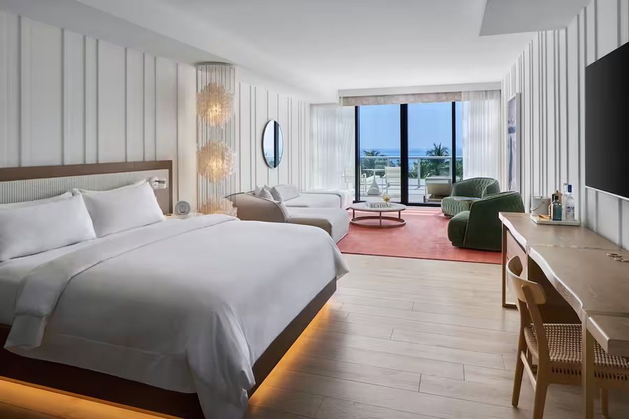 W South Beach Miami Beach Florida — Guest room