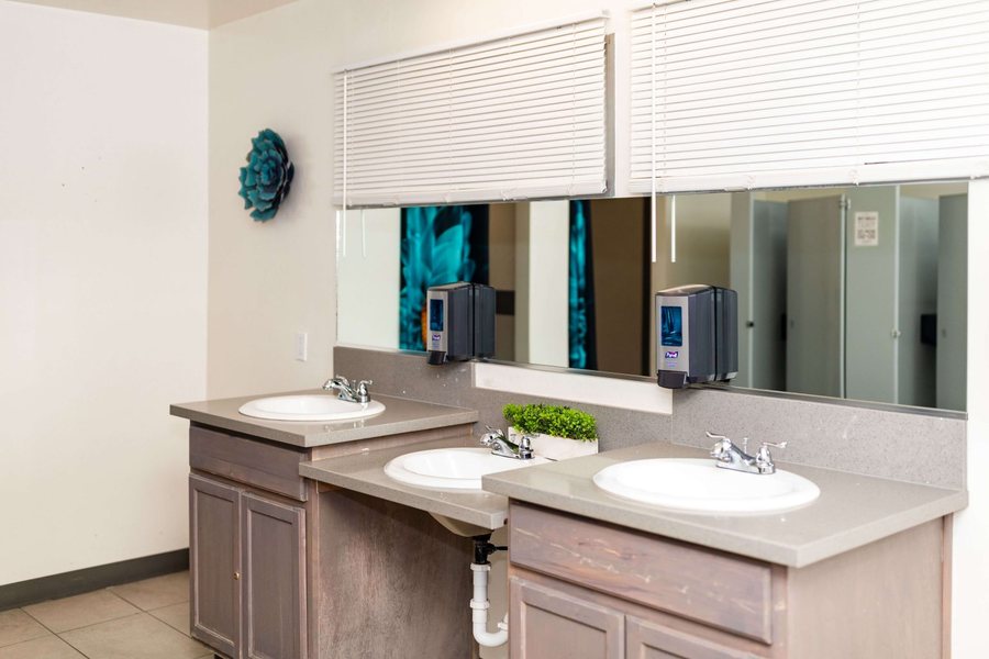 Walnut RV Park Storage Los Angeles California — Bathroom