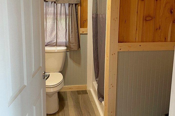 Whispering Surf Campground at Bass Lake — Bathroom
