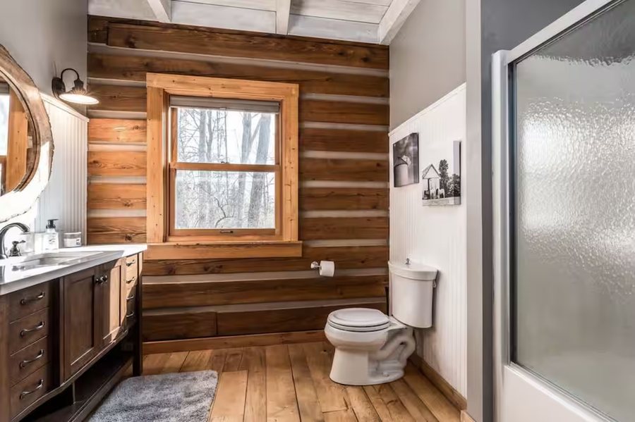 Winton Woods Campground — Bathroom