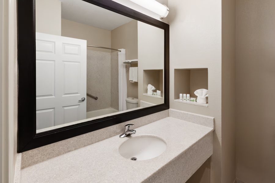 Wyndham Garden Houston Willowbrook — Bathroom
