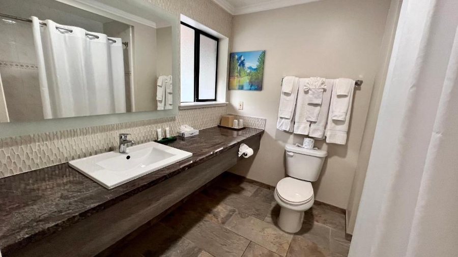 Yosemite View Lodge — Bathroom