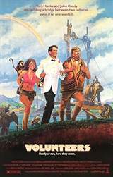 Volunteers (1985) poster