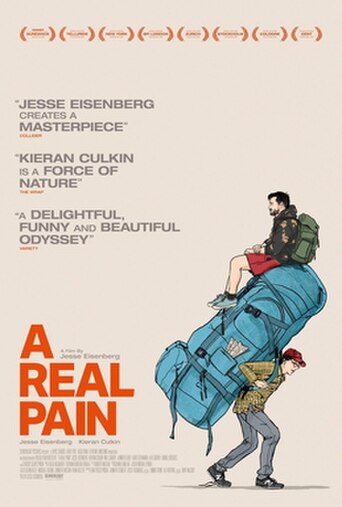 A Real Pain (2024) poster