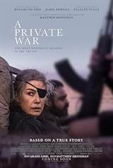 A Private War (2018) poster