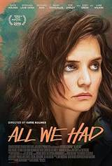 All We Had (2016) poster