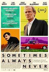 Sometimes Always Never (2018) poster