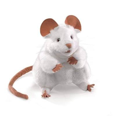 Folkmanis, Puppet Mouse White