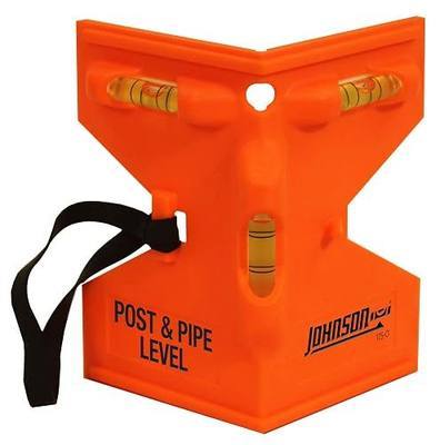 Johnson 175-O Post Level, GloOrange | Manual Operation | ABS Plastic & Rubber | 9 x 5 inches | 1 Count
