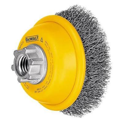 DEWALT Wire Cup Brush, Crimped, 3-Inch (DW4920)