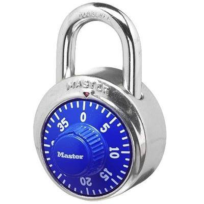 Master Lock Combination Lock for Gym Lockers, Blue | Combination Padlock Blue – The Ideal Combo Lock for School or Gym Locker