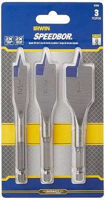 Irwin Tools Irwin Industrial Tools 87950 Speebor Blue Groove Spade Bit Set, 3-Piece