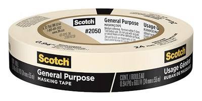 Scotch Greener Masking Tape, 0.94 in x 60 Yard, 2050, 1 roll