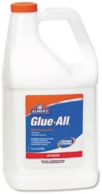 Elmer's Glue-All White Glue, 1 Gallon, Repositionable Liquid (E395)