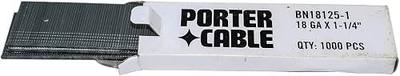 PORTER-CABLE BN18125-1 1-1/4-Inch 18 Gauge Brad Nail (1000 per Box)