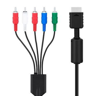 Mcbazel Component HD AV Cable for PS2/PS3/PS3 Slim – 6FT High Definition Video and Audio Cord, HDTV and EDTV (480p Output Supported) Compatible with PS2/PS3/PS3 Slim