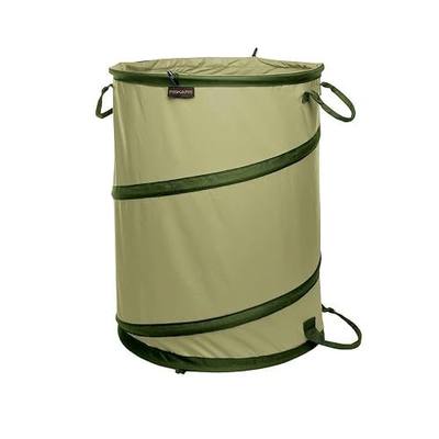 Fiskars Kangaroo Collapsible Garden Bag with Heavy Duty Hardshell Bottom for Yard Waste, 30 Gallon Reusable Container for Lawn Care and Gardening