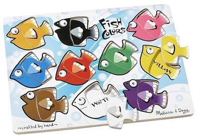 Melissa & Doug Fish Colors Mix n Match Peg Puzzle