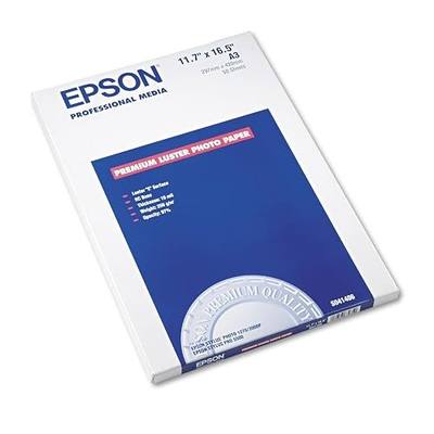 Epson Ultra Premium Photo Paper LUSTER (11.7x16.5 Inches, 50 Sheets) (S041406)